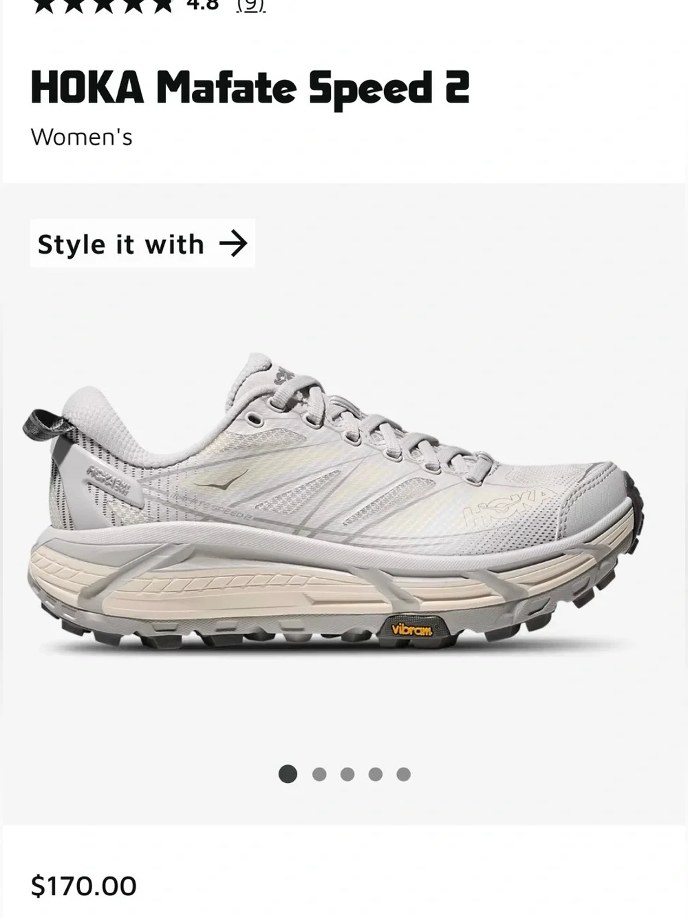 Hoka Mafate Speed 2 Women's Shoe — W9- M8
